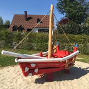 Federschiff Rettungsboot